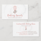 ベーカリーきらめくウィスクロゴホームベーカリー 名刺 (正面/裏面)