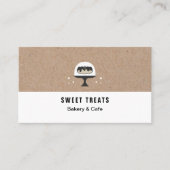 ベーカリーとカフェ 名刺 (正面)