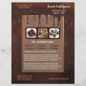 ベーカリーとショコラティエのベイクセールフライヤー チラシ (裏面)