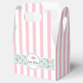 ベーカリーとフローラとピンクのストライプお気に入り フェイバーボックス (オープン)