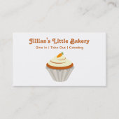 ベーカリーにんじんカップケーキ名刺 名刺 (正面)