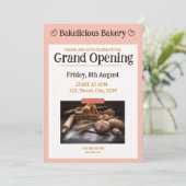 ベーカリーのグランドオープニング招待状 シーズンカード (スタンド正面)