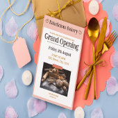 ベーカリーのグランドオープニング招待状 シーズンカード