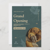 ベーカリーのグランドオープニング招待状 シーズンカード (正面)