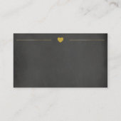 ベーカリーのケーキが付いている黒板のベーカリーの名刺 名刺 (裏面)