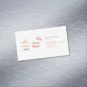 ベーカリーのケーキ及び菓子はカスタマイズ マグネット名刺 (インサイチュ)