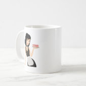 ベーカリーのシェフ コーヒーマグカップ (正面左)
