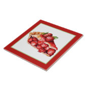 ベーカリーのストロベリーパイホームビジネスの創作 タイル (側面)