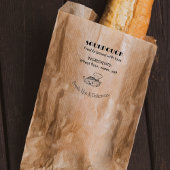 ベーカリーのソース生地の成分包装 ラバースタンプ