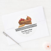 ベーカリーのデザート包装製品 ラウンドシール (封筒)