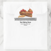 ベーカリーのデザート包装製品 ラウンドシール (バッグ)