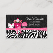 ベーカリーのデザート 名刺 (正面)