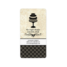 ベーカリーのビジネス製品ラベル{Cakes} ラベル