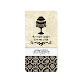 ベーカリーのビジネス製品ラベル{Cakes} ラベル