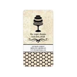 ベーカリーのビジネス製品ラベル{Cakes} ラベル