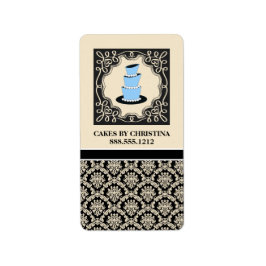 ベーカリーのビジネス製品ラベル{Cakes} ラベル