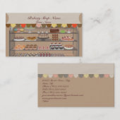 ベーカリーのビスケットの店の名刺 名刺 (正面/裏面)