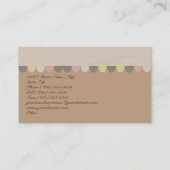 ベーカリーのビスケットの店の名刺 名刺 (裏面)