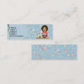 ベーカリーのプロフィールカード スキニー名刺 (正面/裏面)