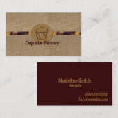 ベーカリーのプロフェッショナル 名刺 (正面/裏面)