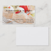 ベーカリーのペーストリー作りの職人の名刺 名刺 (正面/裏面)