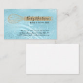 ベーカリーのペーストリー作りの職人|のエレガントな金ゴールドは払います 名刺 (正面/裏面)