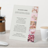 ベーカリーの価格リストのカスタム写真 台座サイン (インサイチュ)