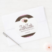 ベーカリーの包装のステッカー ラウンドシール (封筒)