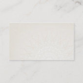 ベーカリーの名刺の青 名刺 (裏面)