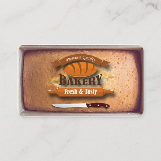 ベーカリーの名刺 名刺 (正面)