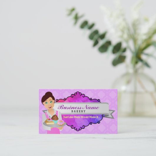 ベーカリーの名刺 名刺 (スタンド正面)