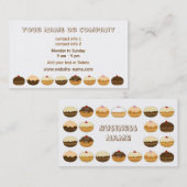 ベーカリーの名刺 名刺 (正面/裏面)