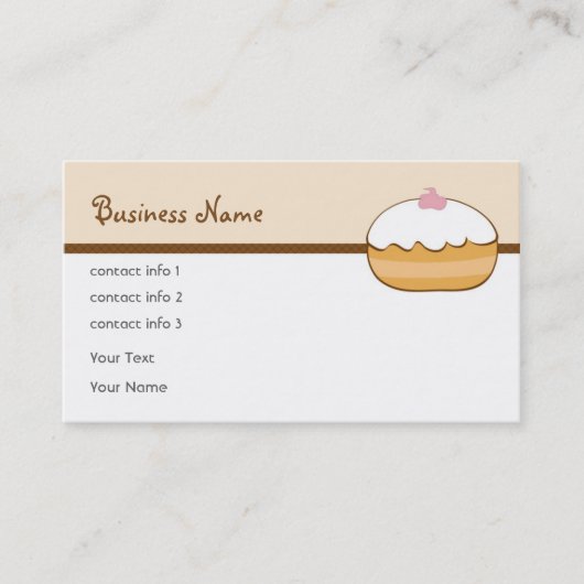 ベーカリーの名刺 名刺 (正面)