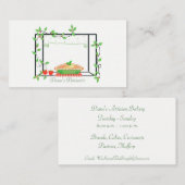 ベーカリーの名刺 名刺 (正面/裏面)