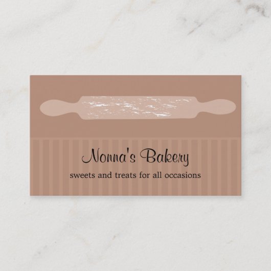 ベーカリーの名刺 名刺 (正面)