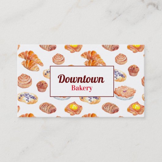 ベーカリーの名刺 名刺 (正面)