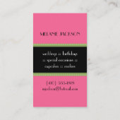 ベーカリーの名刺 名刺 (裏面)