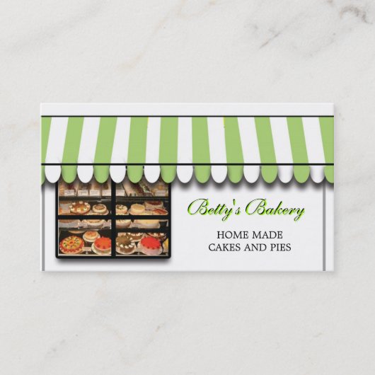 ベーカリーの名刺 名刺 (正面)