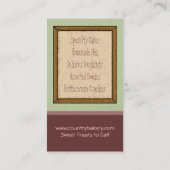 ベーカリーの名刺 名刺 (裏面)