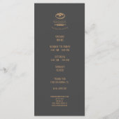 ベーカリーの小さいCaffeテーブルメニュー メニュー (裏面)