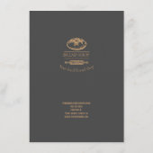 ベーカリーの小さいCaffeeテーブルメニュー メニュー (裏面)