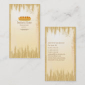 ベーカリーの店の名刺 名刺 (正面/裏面)