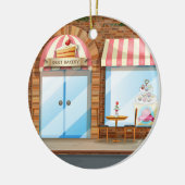 ベーカリーの店 セラミックオーナメント (左)