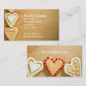 ベーカリーの手製のクッキーのカスタムな名刺 名刺 (正面/裏面)