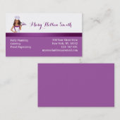 ベーカリーはテンプレートパーティーのプランナーの名刺の食料調達します 名刺 (正面/裏面)