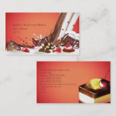 ベーカリーはビジネス名刺を固めます 名刺 (正面/裏面)