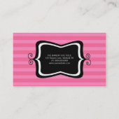 ベーカリーまたはカップケーキの店の名刺 名刺 (裏面)