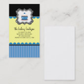 ベーカリーまたはカップケーキの店の名刺 名刺 (正面/裏面)