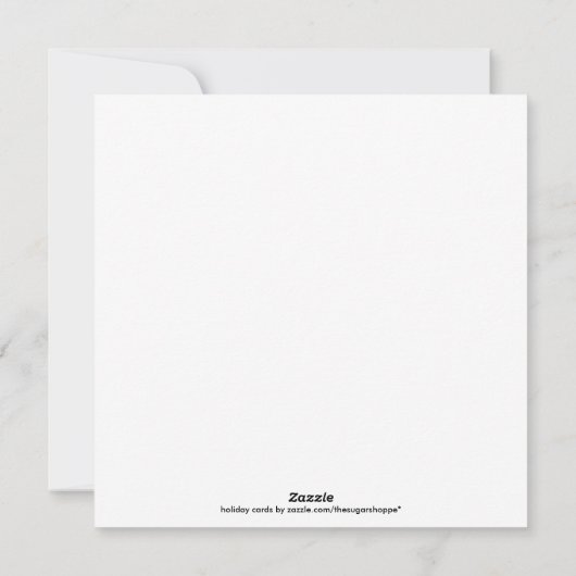 ベーカリーまたはカップケーキショップのビジネスのクリスマスカード シーズンカード (裏面)