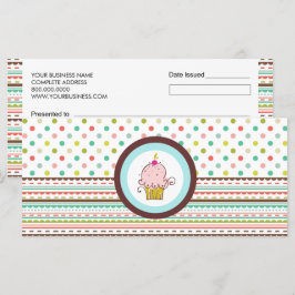 ベーカリーまたはカップケーキショップギフト券